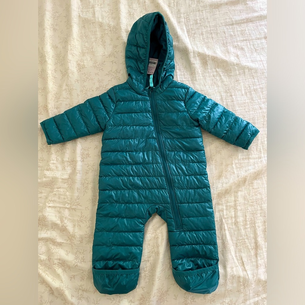 Primary baby lightweight puffer suit 0-6 months